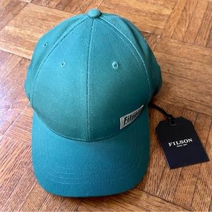 NWT Filson Logger Cap Dark Green Logo Adjustable Hat
